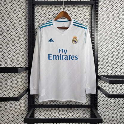 REAL MADRID MANGA LARGA 2017 - 2018 RETRO