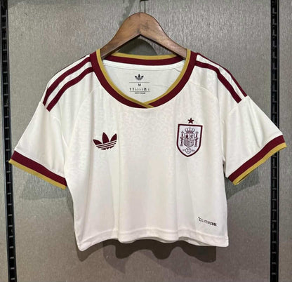 ESPAÑA CROP TOP 26-27 SEGUNDA EQUIPACIÓN MUNDIAL
