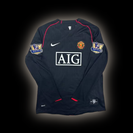 MANCHESTER UNITED 2008 MANGA LARGA RETRO