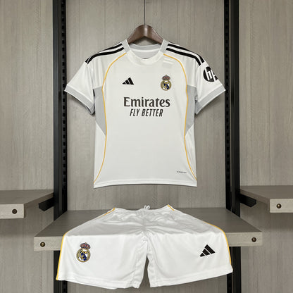 REAL MADRID NIÑOS 25-26 PRIMERA EQUIPACIÓN