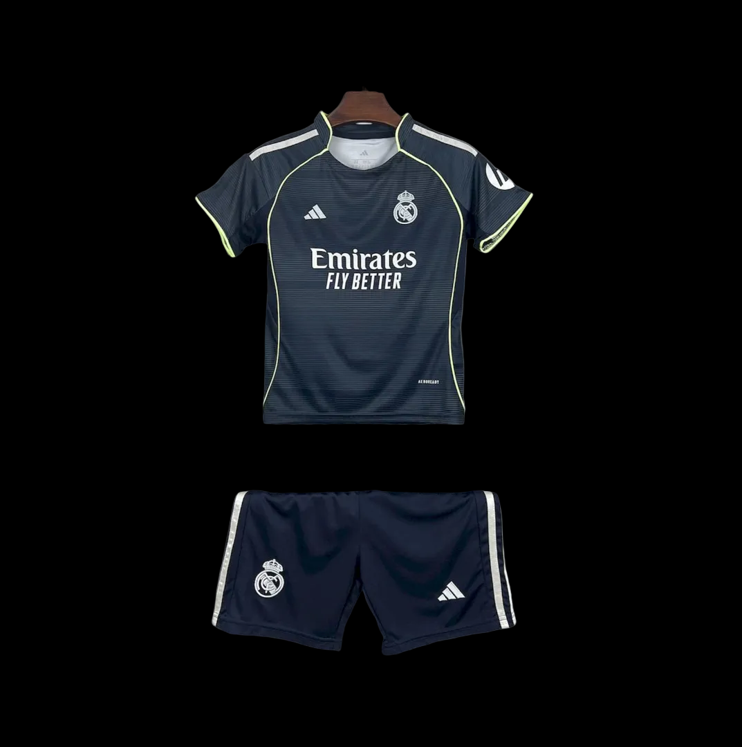 REAL MADRID NIÑOS 25-26 SEGUNDA EQUIPACIÓN
